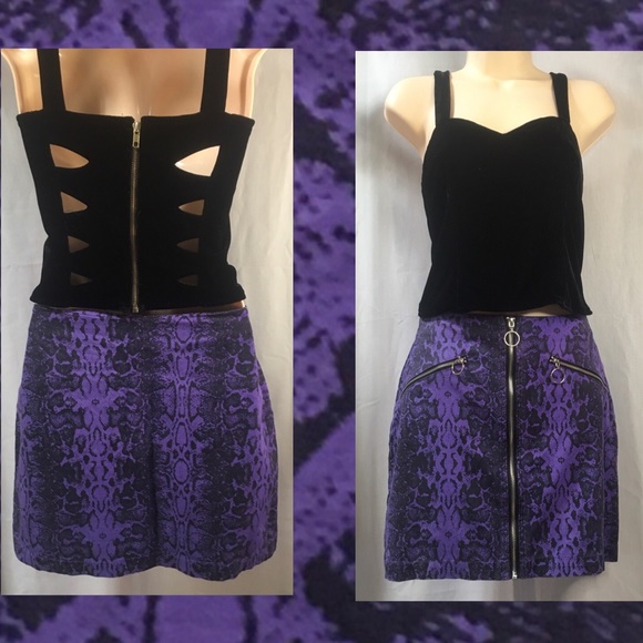 *Factorie* Zipper detail mini skirt. Size 10 - Picture 8 of 8